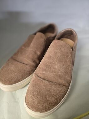 Slip-On Suede Casual Sneakers in Brown Womens Size 10 Dr. Scholl's